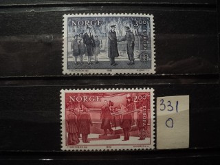 Фото марки Норвегия серия 1982г **