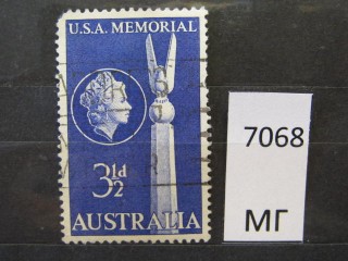 Фото марки Австралия 1955г