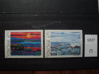 Фото марки Фарерские острова серия 1987г **