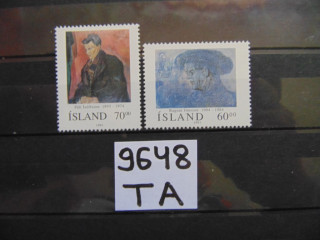Фото марки Исландия серия 1991г **