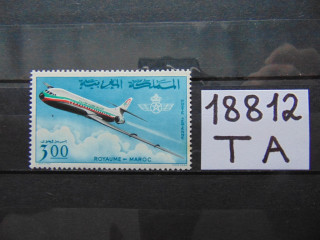Фото марки Марокко авиапочта 1966г **