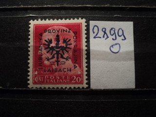 Фото марки Германская оккупация Любека 1944г *