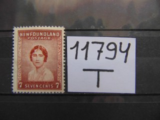 Фото марки Британский Ньюфаундленд 1932г **