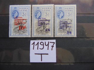 Фото марки ританская Сьерра Леоне 1963г **