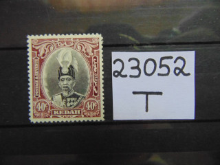 Фото марки Британская Малайя 1937г *