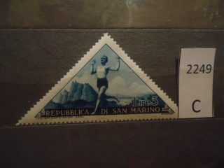 Фото марки Сан Марино 1953г тет-беш **