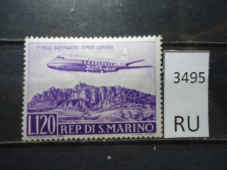 Фото марки Сан Марино 1959г *