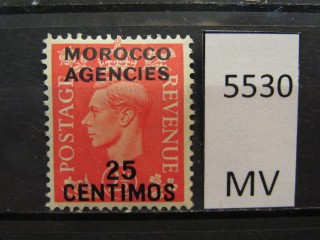 Фото марки Брит. Марокко 1937г *