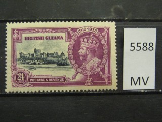 Фото марки Британская Гвиана 1935г *