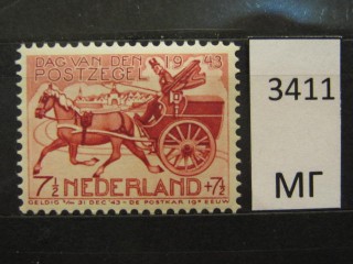 Фото марки Нидерланды 1943г *
