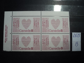 Фото марки Канада 1972г квартблок **
