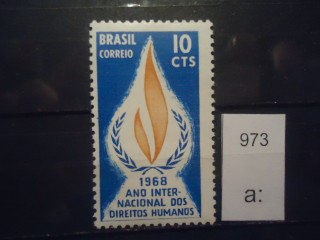 Фото марки Бразилия 1968г **