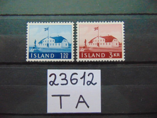 Фото марки Исландия серия 1961г **