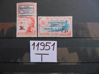 Фото марки Британская Сьерра Леоне 1963г **