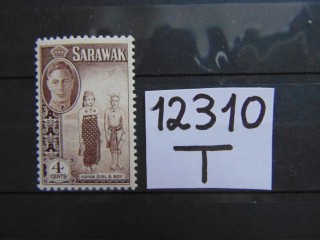 Фото марки Британский Саравак 1950г **