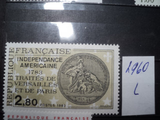 Фото марки Франция 1983г **
