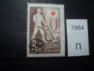 Фото марки Финляндия 1945г **