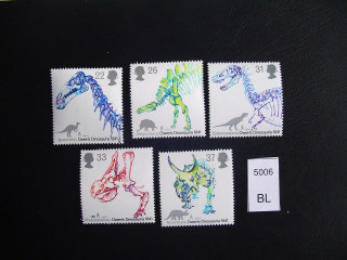 Фото марки 1991г Динозавры **