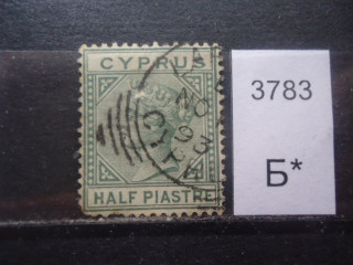 Фото марки Брит. Кипр 1883г
