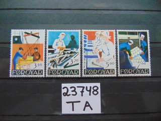 Фото марки Форерские Острова серия 1990г **