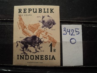 Фото марки Индонезия 1949г **
