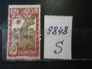 Фото марки Франц. Инини 1932г надпечатка *