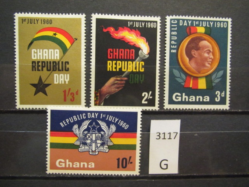 Фото марки Гана 1960г серия *