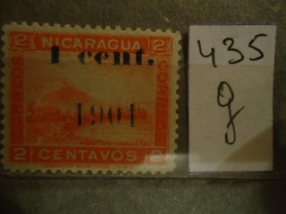 Фото марки Никарагуа надпечатка *