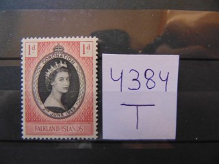 Фото марки Фалклендские острова марка 1953г **