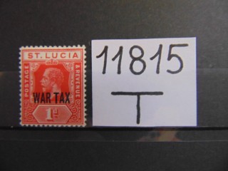 Фото марки Британская Св. Люсия 1916г *