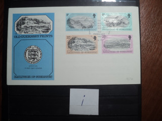 Фото марки Брит. Герсей 1982г конверт FDC