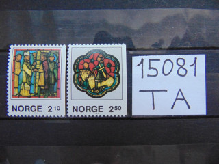 Фото марки Норвегия серия 1986г **