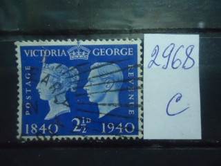 Фото марки Великобритания 1940г