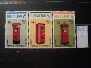 Фото марки Гибралтар серия 1974г **