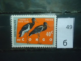Фото марки Бельгийское Конго 1963г **
