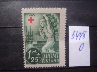 Фото марки Финляндия 1945г *
