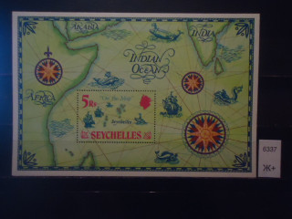 Фото марки Сейшельские острова 1988г блок **