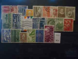 Фото марки Дания Набор марок