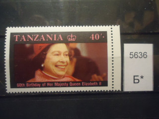 Фото марки Танзания 1987г **