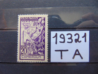 Фото марки Французский Камерун 1937г **