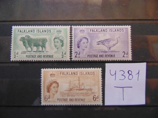 Фото марки Фалклендские острова 1955г *