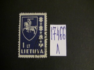 Фото марки Литва 1939г