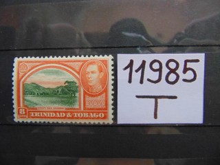 Фото марки Британские Тринидад и Тобаго 1938г **