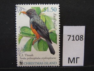Фото марки Остров Рождества 2002г