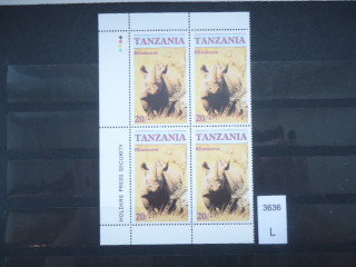 Фото марки Танзания квартблок **