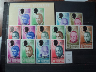 Фото марки Того 1964г 25 евро *