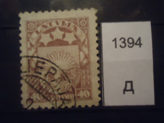 Фото марки Латвия 1923г