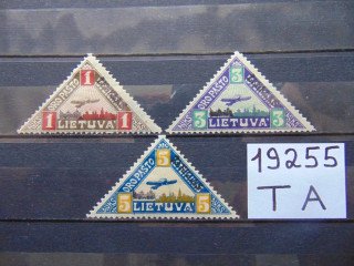 Фото марки Литва серия авиапочта 1922г *