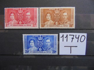 Фото марки Британский Невис серия 1937г *