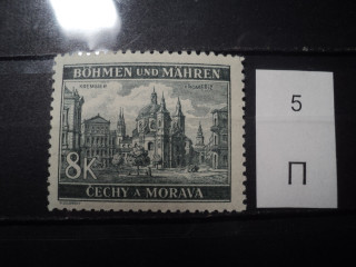 Фото марки Германская оккупация Чехословакии 1939-40гг **